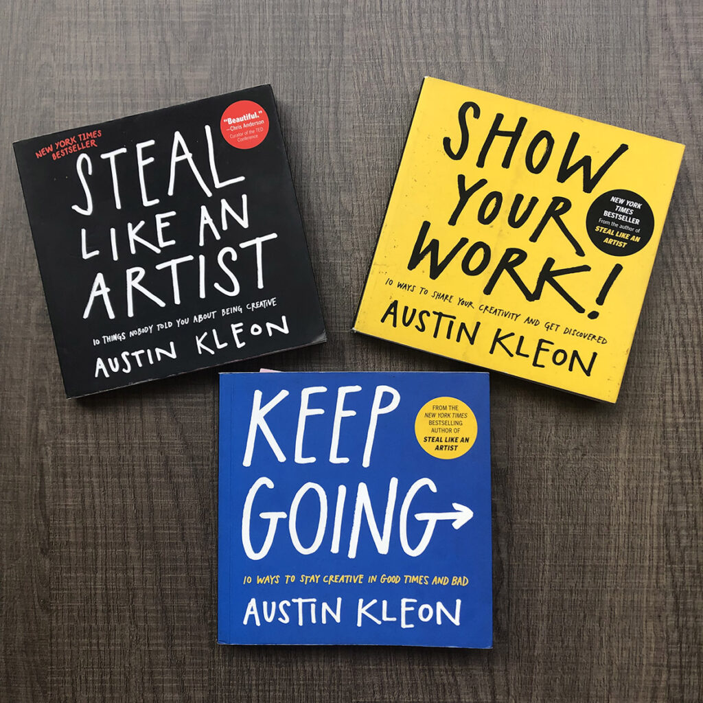 Austin Kleon Tres libros para la creatividad